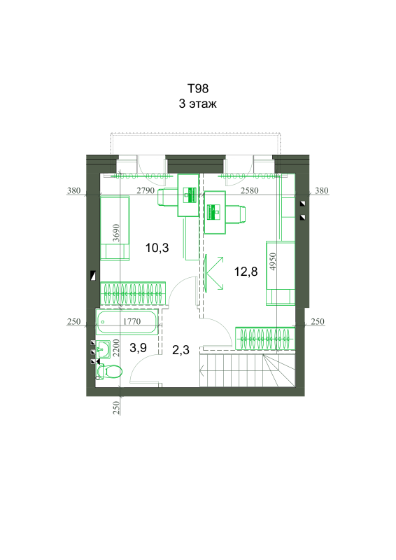 Проект Н5.2-Т98 (фото) № 4